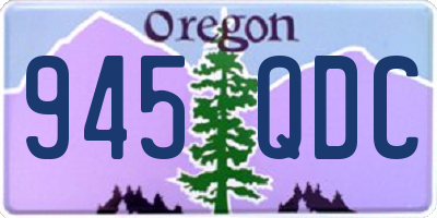 OR license plate 945QDC