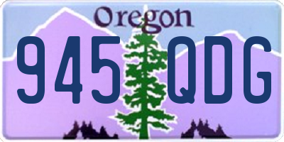 OR license plate 945QDG