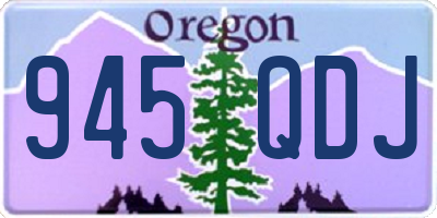 OR license plate 945QDJ