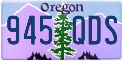 OR license plate 945QDS