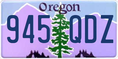 OR license plate 945QDZ