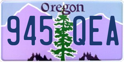 OR license plate 945QEA