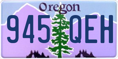 OR license plate 945QEH