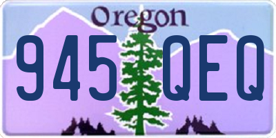 OR license plate 945QEQ