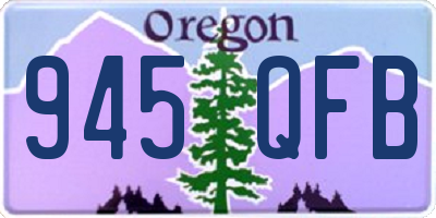 OR license plate 945QFB
