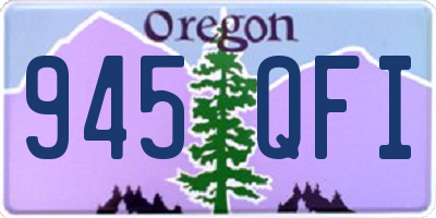 OR license plate 945QFI