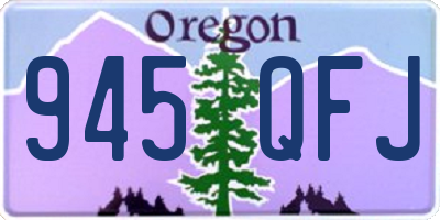 OR license plate 945QFJ