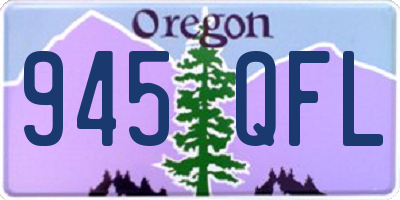 OR license plate 945QFL