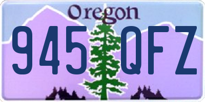 OR license plate 945QFZ