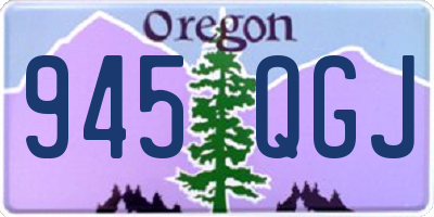 OR license plate 945QGJ