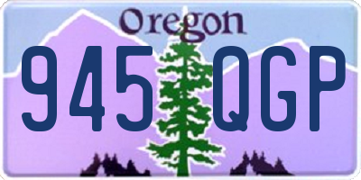 OR license plate 945QGP