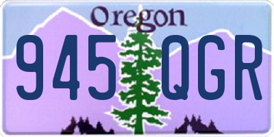 OR license plate 945QGR