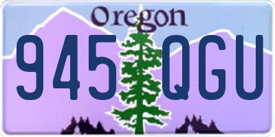 OR license plate 945QGU