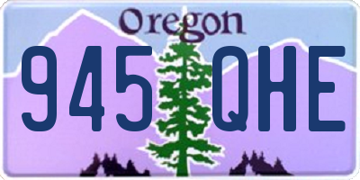 OR license plate 945QHE