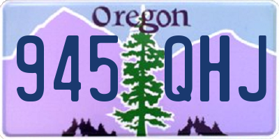 OR license plate 945QHJ