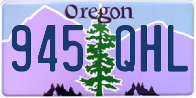 OR license plate 945QHL