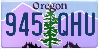 OR license plate 945QHU