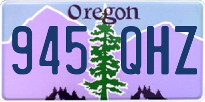 OR license plate 945QHZ