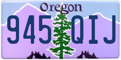 OR license plate 945QIJ