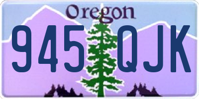 OR license plate 945QJK