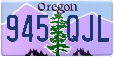 OR license plate 945QJL