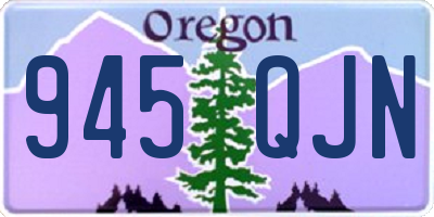 OR license plate 945QJN