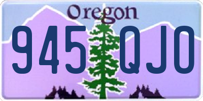 OR license plate 945QJO