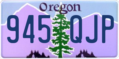 OR license plate 945QJP