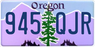 OR license plate 945QJR