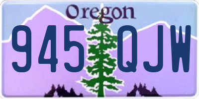 OR license plate 945QJW