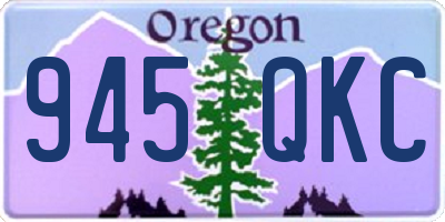 OR license plate 945QKC