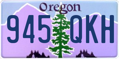 OR license plate 945QKH
