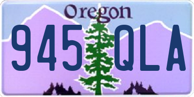 OR license plate 945QLA