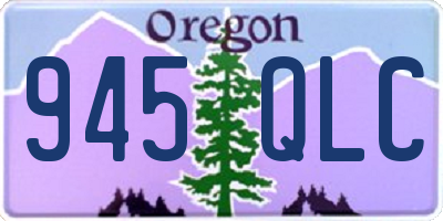 OR license plate 945QLC
