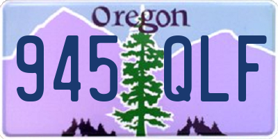 OR license plate 945QLF