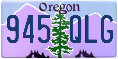 OR license plate 945QLG