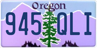 OR license plate 945QLI