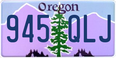 OR license plate 945QLJ