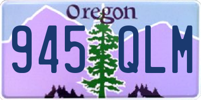 OR license plate 945QLM
