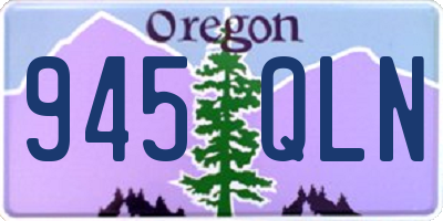 OR license plate 945QLN