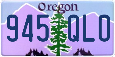 OR license plate 945QLO
