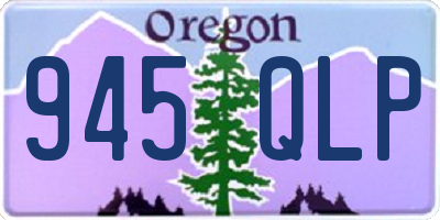 OR license plate 945QLP
