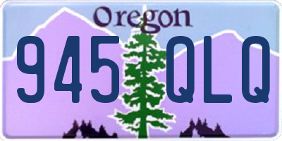 OR license plate 945QLQ