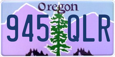 OR license plate 945QLR