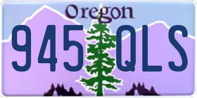 OR license plate 945QLS