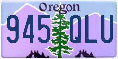 OR license plate 945QLU