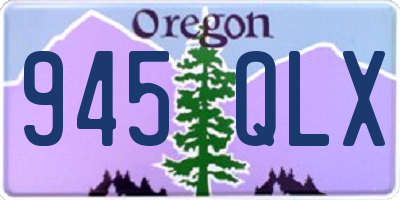 OR license plate 945QLX