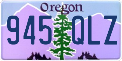 OR license plate 945QLZ