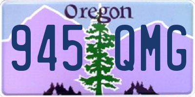OR license plate 945QMG