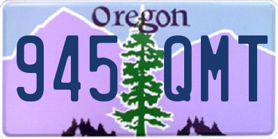 OR license plate 945QMT